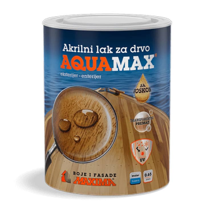 AQUAMAX AKRILNI LAK ZA DRVO 3L
